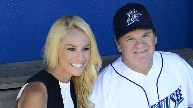 Britt McHenry with Pete Rose