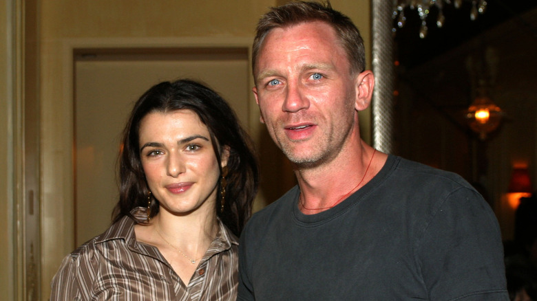 Rachel Weisz and Daniel Craig at a private party