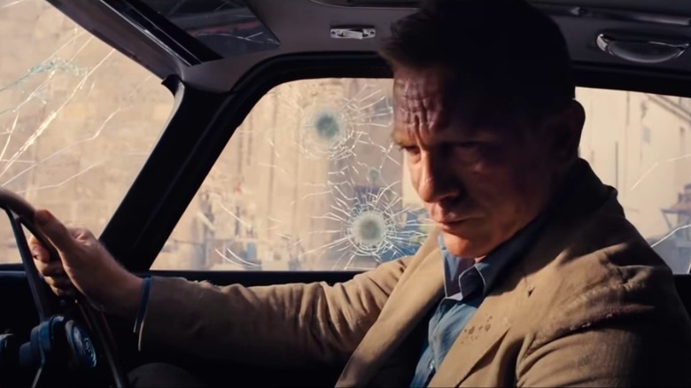 Daniel Craig in the "No Time to Die" trailer