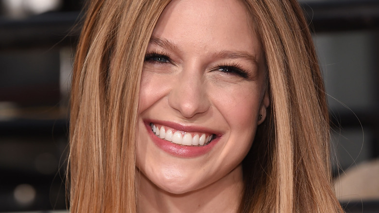 Melissa Benoist with long straight hair