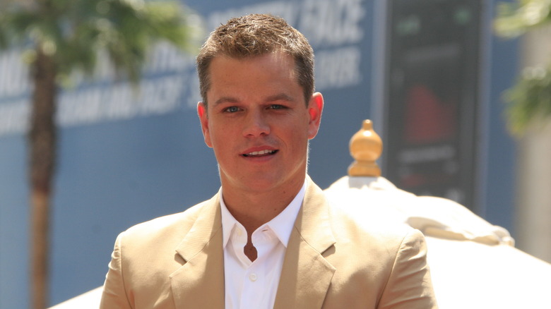 Matt Damon in the sun