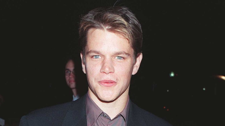 Matt Damon on a red carpet