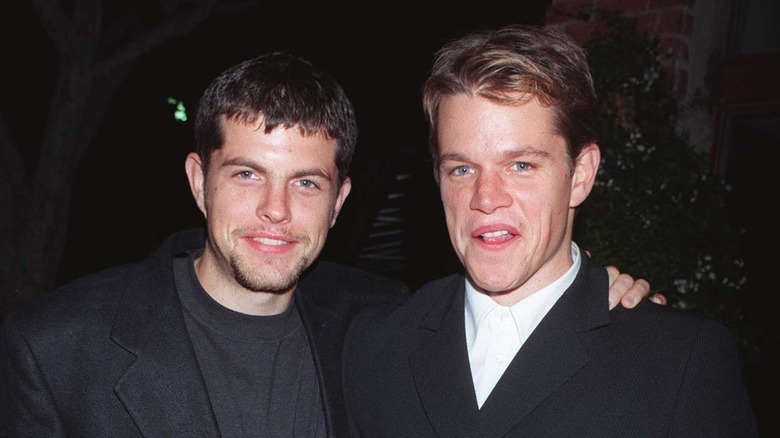 Matt and Kyle Damon posing together