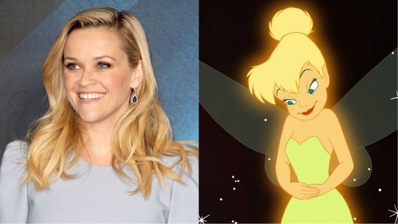 Reese Witherspoon and Tinkerbelle