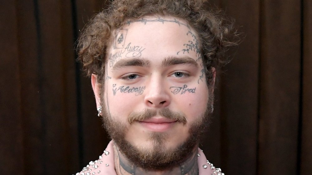 Post Malones New Face Tattoo Will Have You Saying Wow  E Online