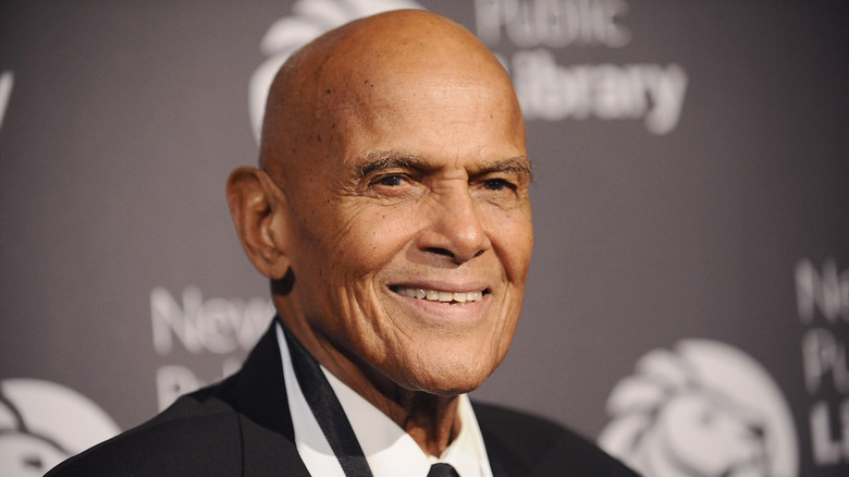 Harry Belafonte smiling