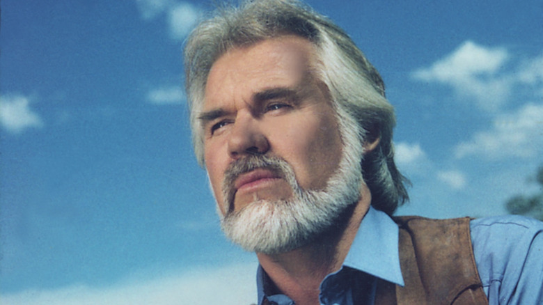 Kenny Rogers looking away