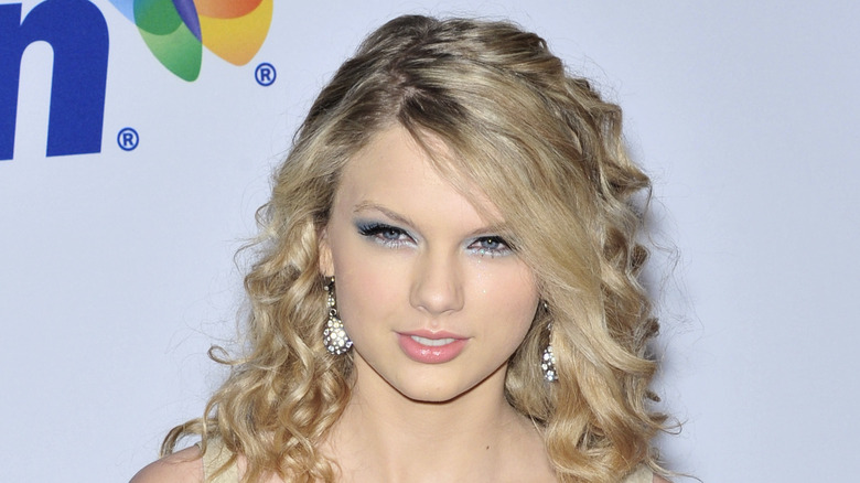 Taylor Swift at a pre-Grammy party