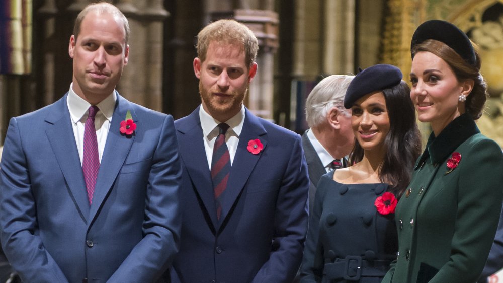 Prince William, Prince Harry, Meghan Markle, Kate Middleton gathered at a Westminster event