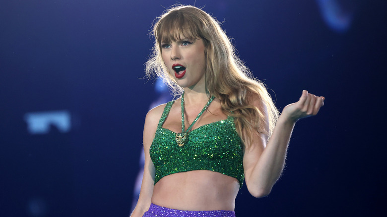 Taylor Swift with shocked expression