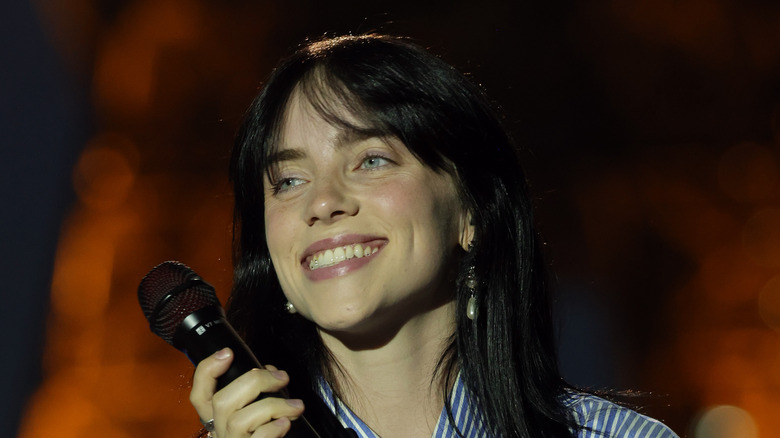 Billie Eilish smiling