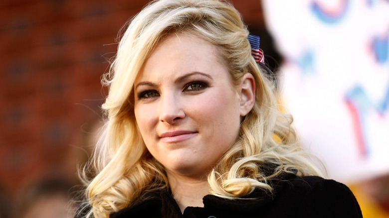 Meghan McCain at a campaign rally