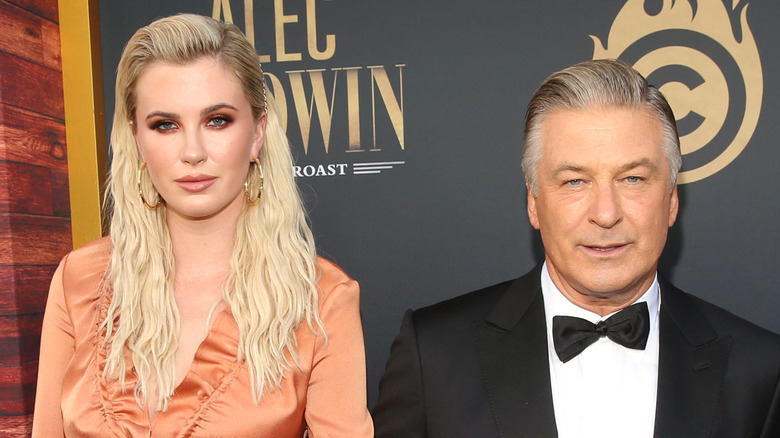 Ireland Baldwin and Alec Baldwin in September 2019