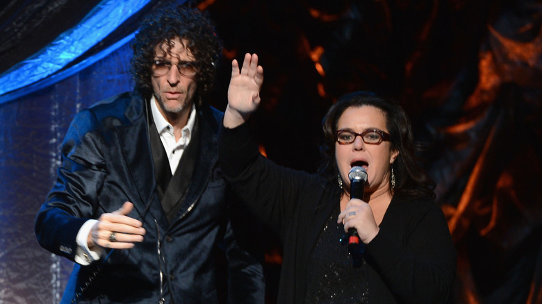 Howard Stern and Rosie O'Donnell