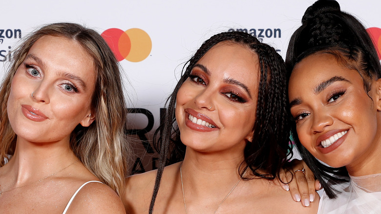 Little Mix smiling red carpet