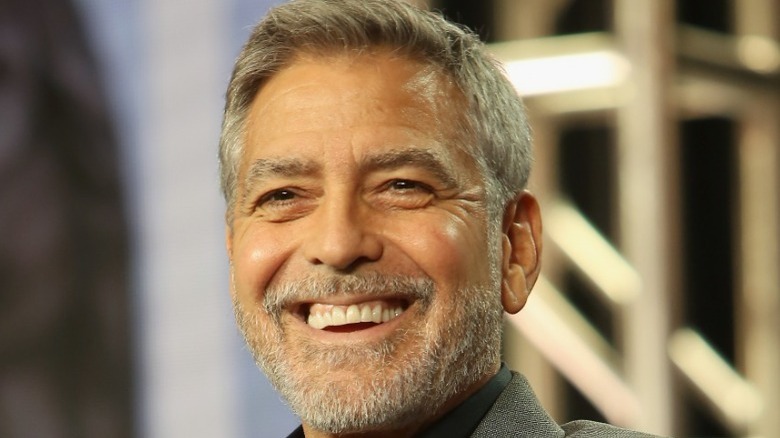 George Clooney smiling 