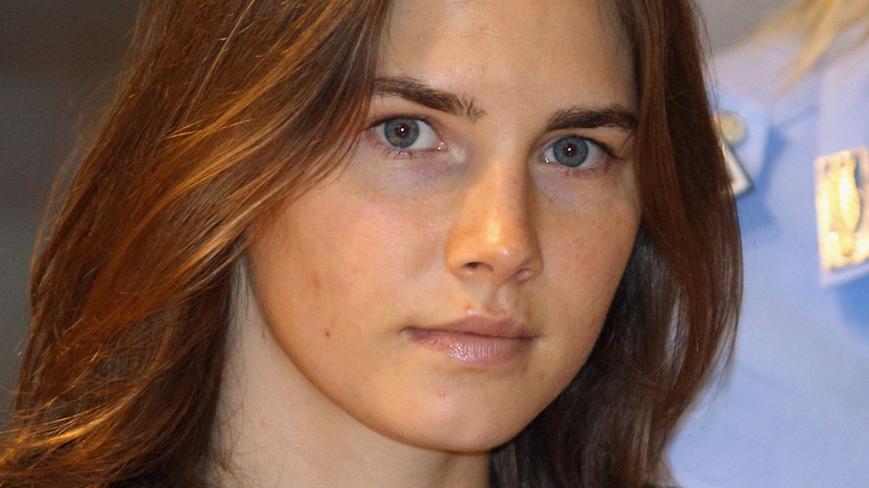 Amanda Knox attending a panel session entitled Trial by Media during the first edition of the Criminal Justice Festival