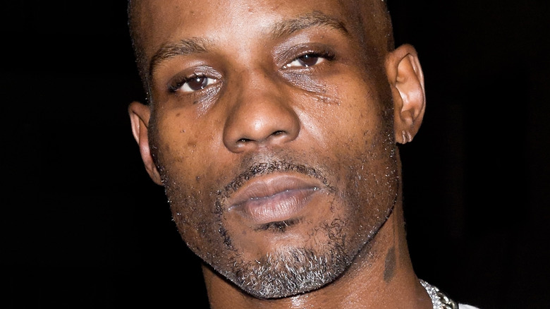 DMX poses for a photo