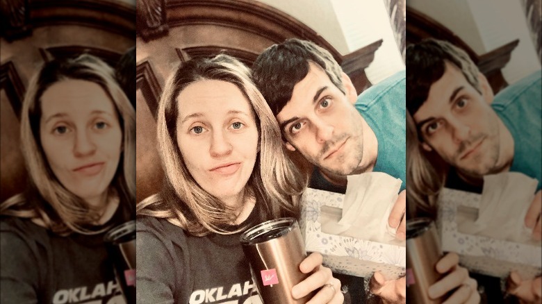 Jill Duggar and Derick Dillard in bed