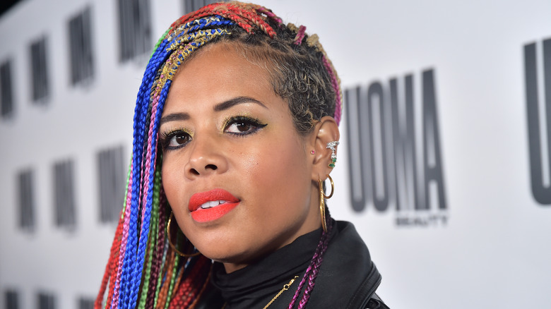 Kelis gazing in front