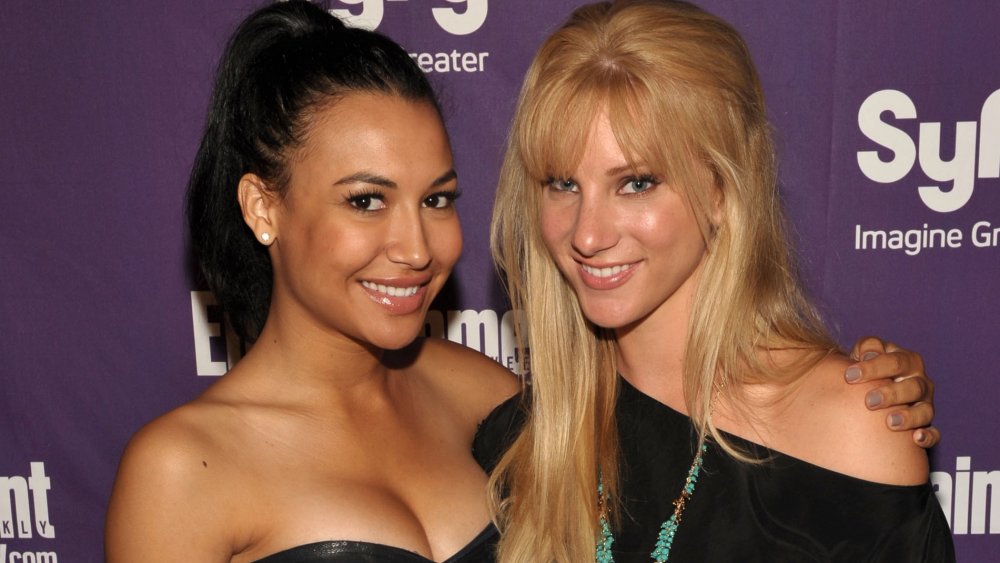 Naya Rivera and Heather Morris