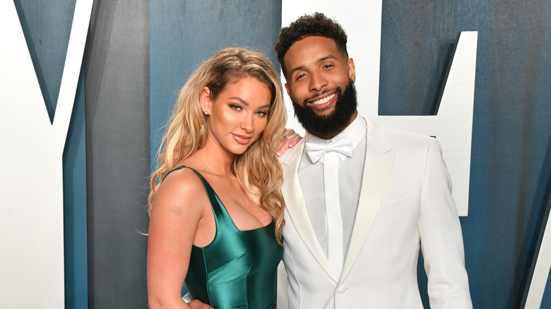 Lauren Wood Odell Beckham Jr Vanity Fair event 