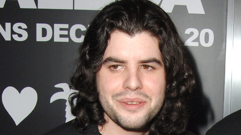 Sage Stallone with long hair