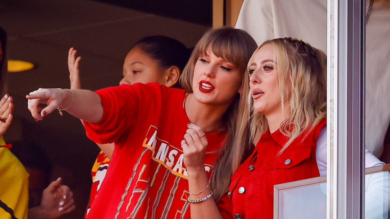 Taylor Swift with Brittany Mahomes