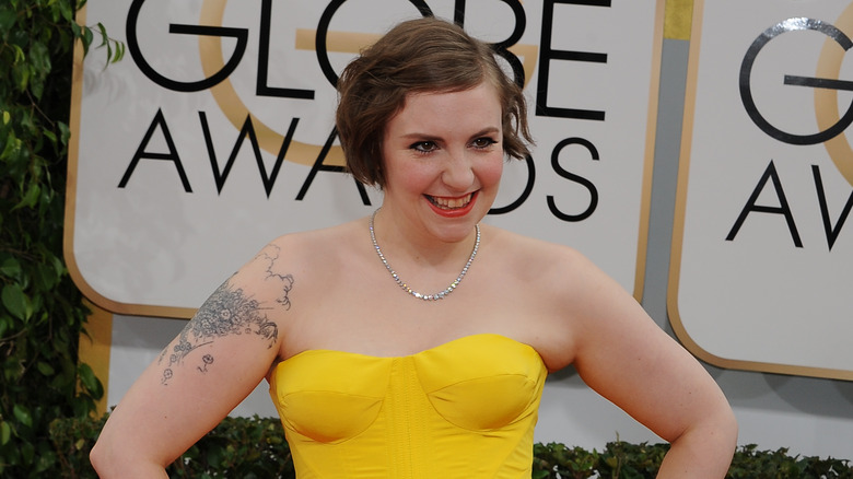 Lena Dunham posing