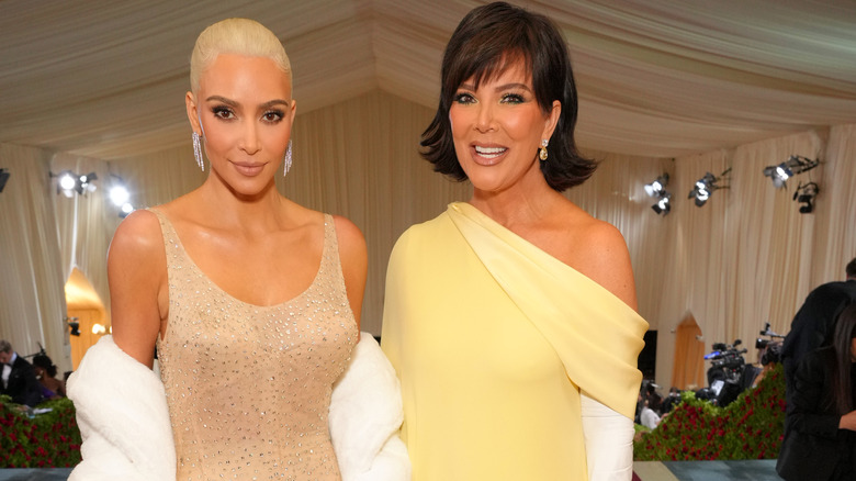 Kim Kardashian and Kris Jenner at the Met Gala