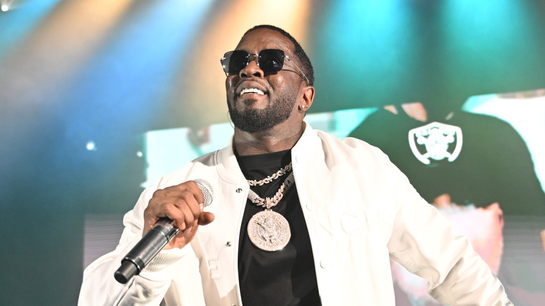 Sean Combs performing onstage