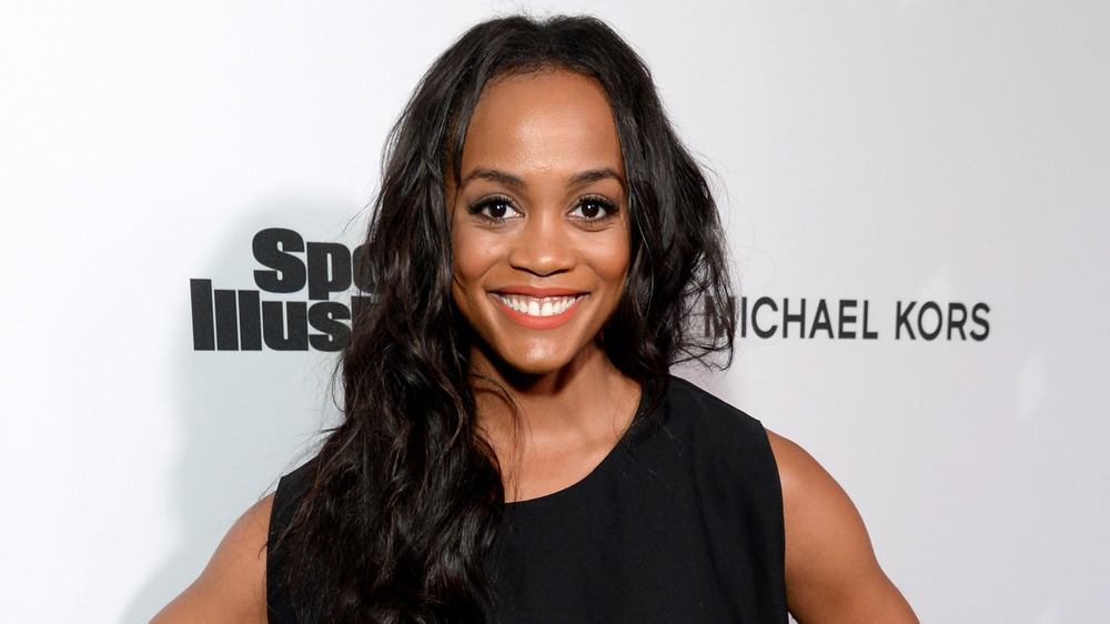 Rachel Lindsay smiling at an event