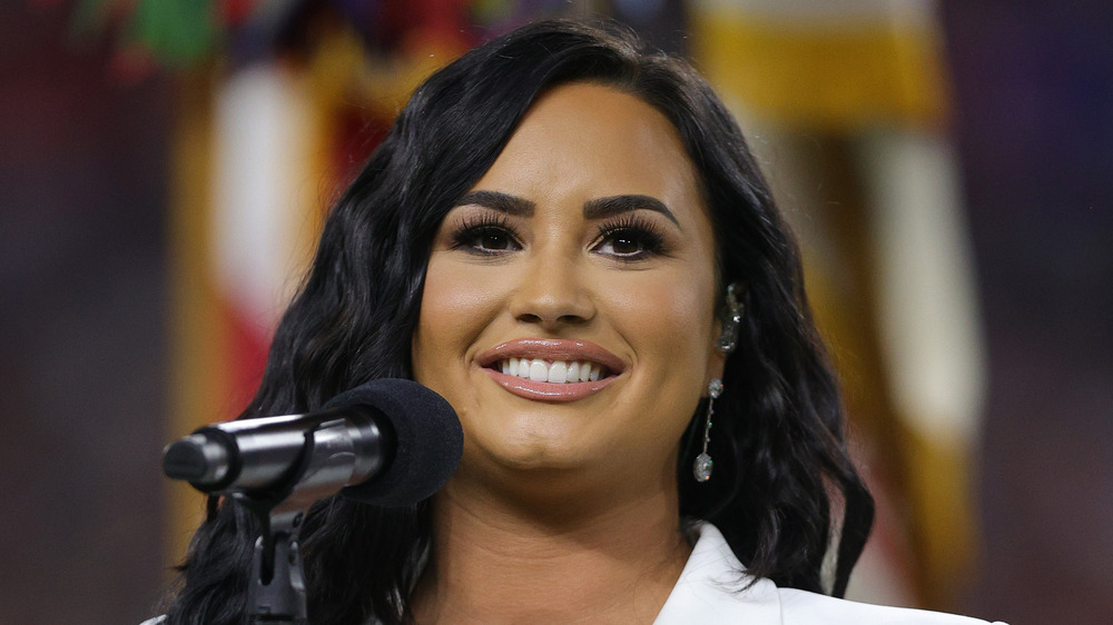 Demi Lovato smiling