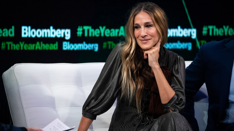 Sarah Jessica Parker sits for an interview