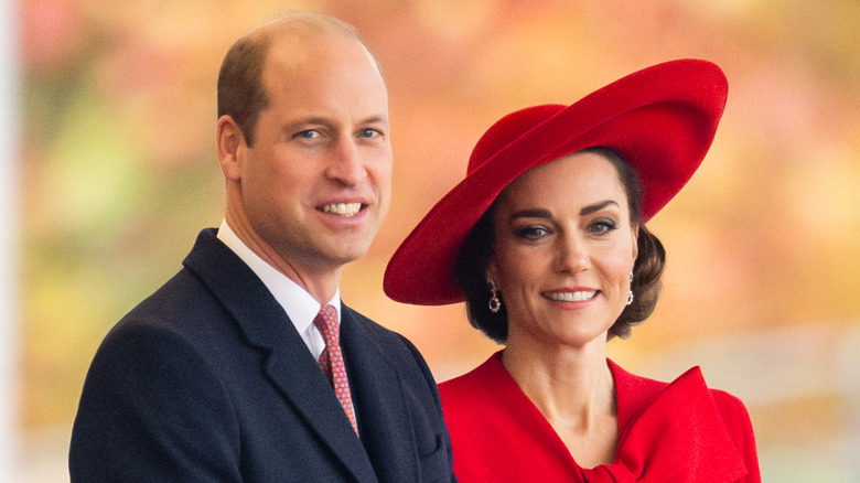 Prince William and Kate Middleton smiling