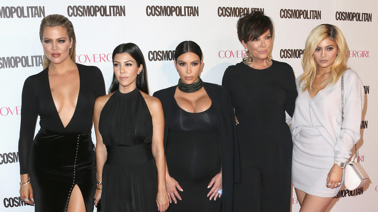 Kardashians posing