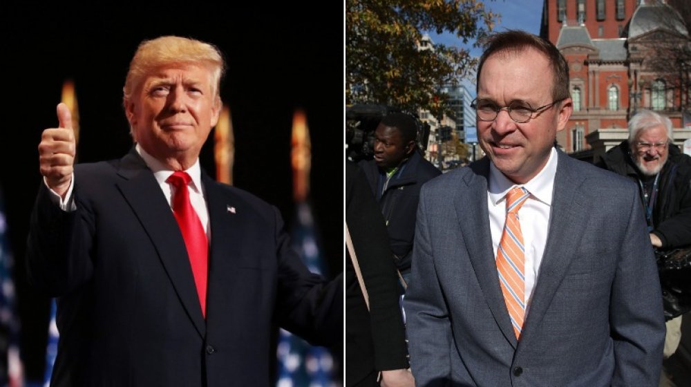 Donald Trump and Mick Mulvaney