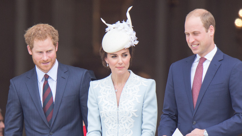 Prince Harry, Kate Middleton, and Prince William