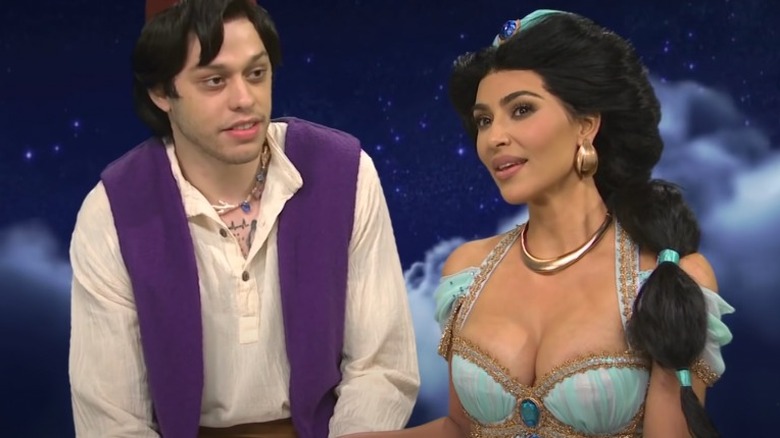 Pete Davidson and Kim Kardashian on "Saturday Night Live"