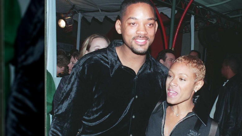 Will Smith and Jada Pinkett posing together