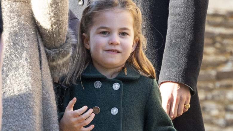 Princess Charlotte green coat