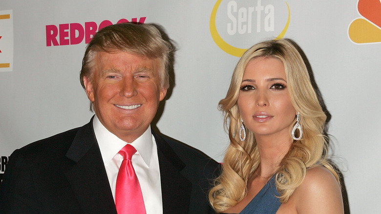 Donald Trump poses with Ivanka