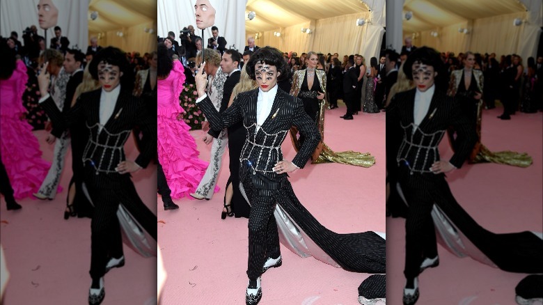 Ezra Miller at the 2019 Met Gala 