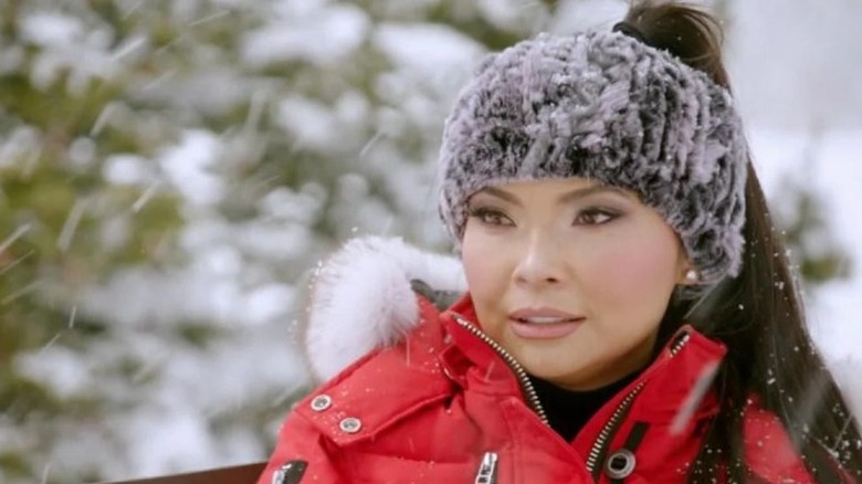 Jennie Nguyen outdoors in a snow suit