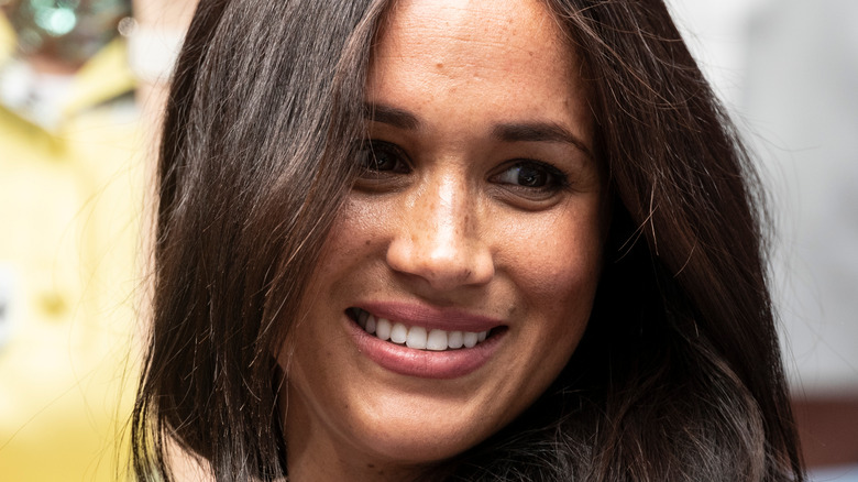 Meghan Markle smiling