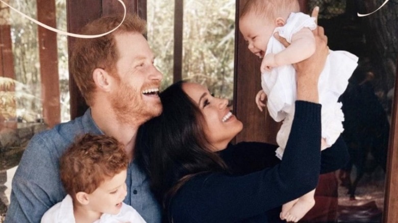 Meghan Merkle Prince Harry with kids