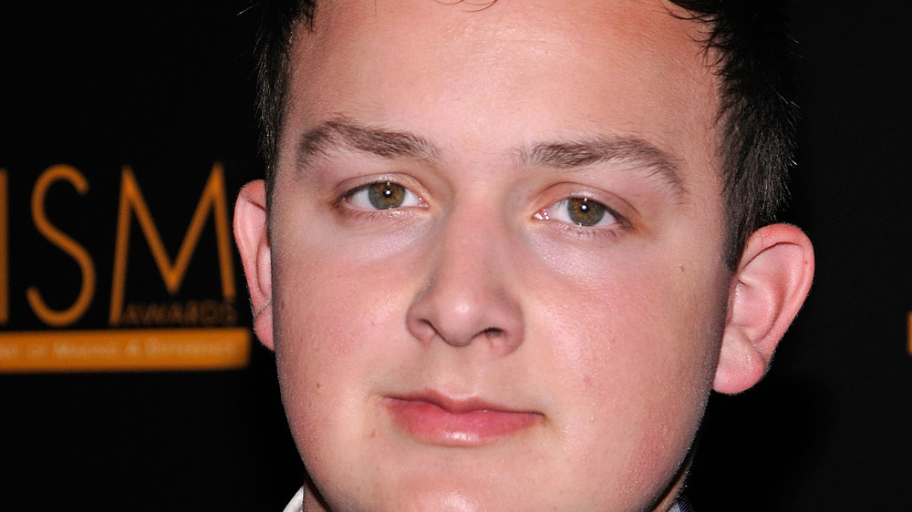 Noah Munck on red carpet