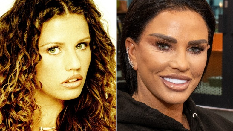 Katie Price younger, older