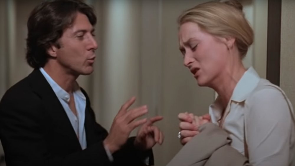 Dustin Hoffman and Meryl Streep in a scene from Kramer vs Kramer