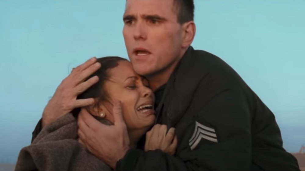 Thandie Newton and Matt Dillon in a scene from Crash